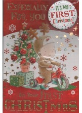 Especially For You On Your First Christmas (Badge Card)